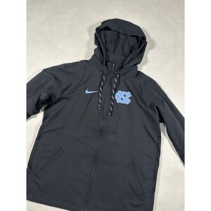 UNC Nike Dri Fit Men's Full Zip Warm Up Hoodie Jacket Basketball Soccer Size L